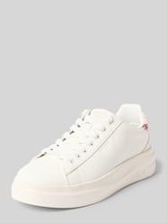 Sneakersy z mieszanki skóry i tkaniny model 'ELBINA11' od GUESS - 20