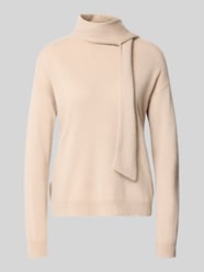 Kaschmirpullover mit Schal-Detail von Christian Berg Woman Beige - 46