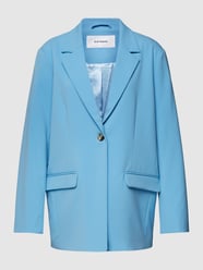 Blazer met viscose en klepzakken, model 'Vilja' van Soft Rebels Blauw / turquoise - 37