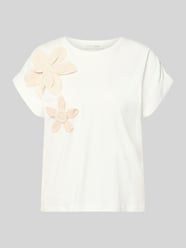 T-Shirt mit Applikationen und Rundhalsausschnitt von Christian Berg Woman - 36