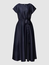 Cocktailkleid mit Taillenband von Swing Blau - 37