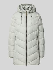 Lange gewatteerde jas met tweewegritssluiting van camel active - 1