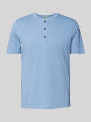 T-Shirt mit Label-Stitching von camel active Blau - 19