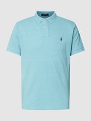 Poloshirt mit Label-Stitching von Polo Ralph Lauren Blau - 8