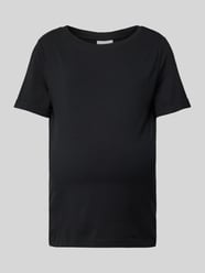 Umstands-T-Shirt mit Rundhalsausschnitt Modell 'LEVA' im 2er-Pack von Mamalicious Beige - 6