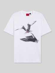 regular fit T-shirt van puur katoen van HUGO - 2