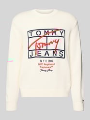 Sweter z dzianiny o kroju regular fit z czystej bawełny od Tommy Jeans - 19
