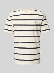 T-Shirt mit Label-Stitching von Gant - 10