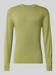 Strickpullover mit geripptem Rundhalsausschnitt von MCNEAL - 25
