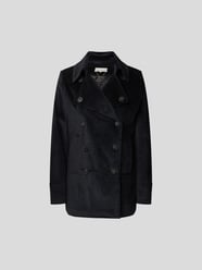 Cordjacke mit doppelreihiger Knopfleiste von Vanessa Bruno Schwarz - 13