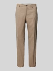 Slim Fit Anzughose mit Woll-Anteil Modell 'NEIL' von Selected Beige - 24