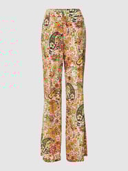 Spodnie materiałowe ze wzorem na całej powierzchni model ‘BYRON TROUSERS’ od Bash Zielony - 9