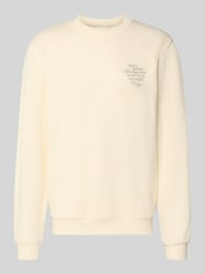 Sweatshirt met print op de achterkant met motief model 'Ben Faience' van Les Deux - 12