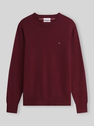 Regular Fit Pullover aus Baumwoll-Kaschmir-Mix von Tommy Hilfiger Bordeaux - 19