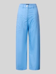 wide fit stoffen broek met opgestikte zakken van Marc Cain - 16