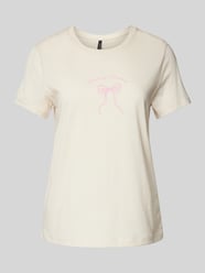 T-shirt o kroju regular fit z czystej bawełny model ‘VANESSA’ od VERO MODA - 21