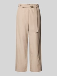 Straight leg stoffen broek met verkort model van comma Beige - 43