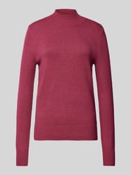 Gebreide pullover met ribboorden, model 'Aliv' van Christian Berg Woman Fuchsia - 40