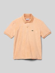 Poloshirt met labeldetail van Lacoste Oranje - 44