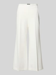 Slim Fit Culotte mit Bügelfalten von windsor. - 4