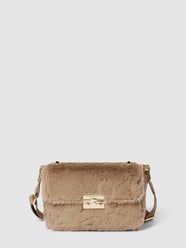 Handtasche mit Klickverschluss Modell 'Fluffy' von Seidenfelt Braun - 10