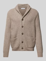 Strickjacke mit Knopfleiste von GRAN SASSO Beige - 34