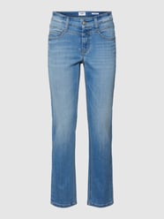 Straight Fit Jeans mit Label-Detail Modell 'POSH' von Cambio - 33