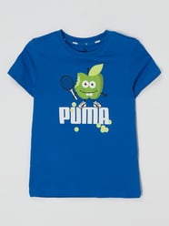 Regular fit T-shirt met logo van Puma Blauw / turquoise - 39