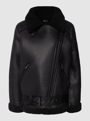 Jacke in Leder-Optik Modell 'LIS' von Only Schwarz - 36