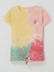 T-shirt in batiklook van Staccato Wit - 14