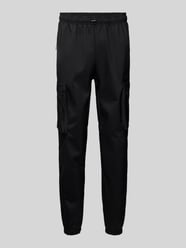 Tapered Fit Cargohose mit Tunnelzug von ADIDAS SPORTSWEAR Schwarz - 5