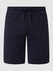 Sweatshorts van biologisch katoen van Ben Sherman Blauw / turquoise - 35