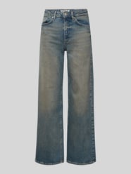 Relaxed Fit High Rise Jeans aus Bio-Baumwoll-Mix Modell 'JUICY' von Only Blau - 8