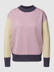 Sweatshirt met effectgaren, model 'Fangal' van BOSS Roze - 29