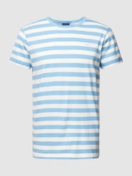 T-Shirt mit Streifenmuster von Gant Blau - 31