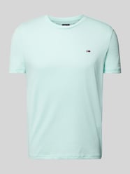 Slim Fit T-Shirt mit Label-Stitching von Tommy Jeans - 38