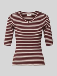 Longsleeve mit 3/4-Arm und V-Ausschnitt von Christian Berg Woman - 34