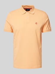 Regular Fit Poloshirt mit Label-Stitching von MCNEAL Orange - 22