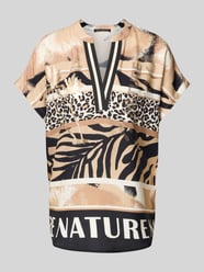 Relaxed Fit Blusenshirt mit Tunikakragen von Betty Barclay Beige - 12