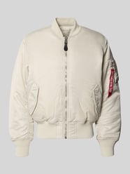 Regular Fit Bomberjacke mit Stehkragen Modell 'Heritage' von Alpha Industries - 34