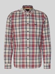 Koszula casual o kroju regular fit z kołnierzykiem kent i przeszyciem z logo od PME Legend - 11