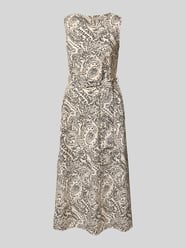 Midikleid mit Bindegürtel von Christian Berg Woman Selection - 15