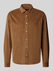 Regular Fit Freizeithemd mit Label-Stitching von MCNEAL Beige - 36