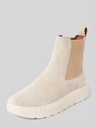 Chelsea Boots mit elastischen Einsätzen Modell 'GRAISY' von Geox Beige - 1