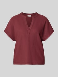 T-shirt o kroju regular fit o fakturze crinkle od s.Oliver RED LABEL - 8