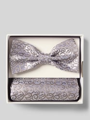 Strikje en pochet in set van zuivere zijde van Prince Bowtie Beige - 23