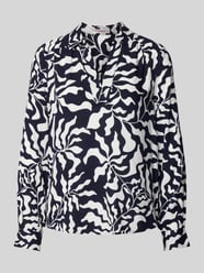 Bluse mit Tunikakragen von s.Oliver RED LABEL Blau - 44