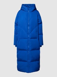 Steppmantel mit Kapuze Modell 'IRIMA' von YAS Blau - 12