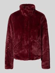 Regular Fit Jacke in Kunstfell-Optik Modell 'NEWVIDA' von Only Bordeaux - 17
