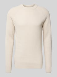Sweter z dzianiny z okrągłym dekoltem model ‘Kristian’ od Casual Friday - 6